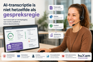 AI-transcriptie is niet hetzelfde als gespreksregie. Waarom gemeenten en overheden verder moeten kijken dan alleen transcriptie, notulering en AI-verslaglegging