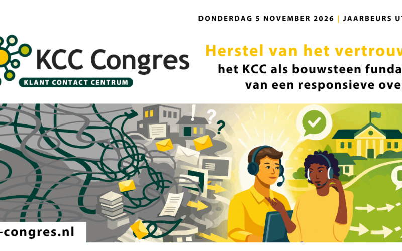 KCC Congres 2026 CKC: Herstel van het vertrouwen: het KCC als bouwsteen fundament van een responsieve overheid. En huXam werkt mee!